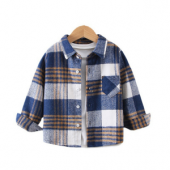 Утепленная рубашка для мальчика DJ562